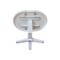 International Concepts 36 in. Solid Wood Round Top Pedestal Table with 12 in. Leaf - 36.1 in.High - Dining Height, White K08-36RXT-23B-36 - alternate 9
